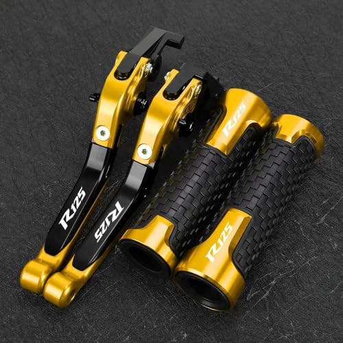 Kompatibel Motorrad Einstellbare Bremse Kupplung Hebel Lenker Griff Griffe Für Suzuki GSXR125 GSXR 125 2017-2024 2020 2021 2022 2023(4) von PIOYERG