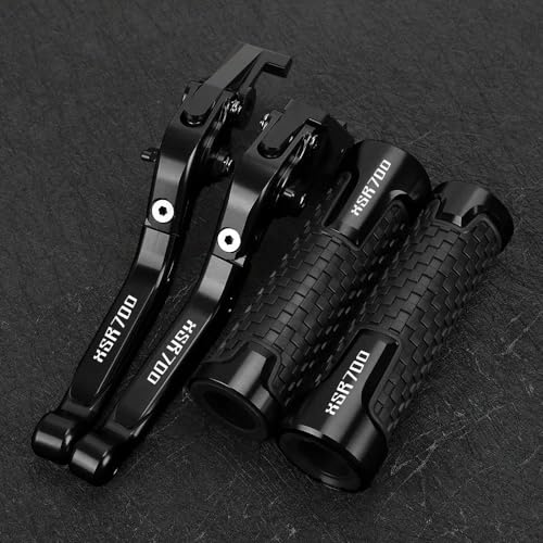 Kompatibel Motorrad Einstellbare Bremse Kupplung Hebel Lenker Griff Griffe Für XSR700 XSR 700 XTRIBUTE 2017-2023 2018 2019 2020 2021 2022(7) von PIOYERG