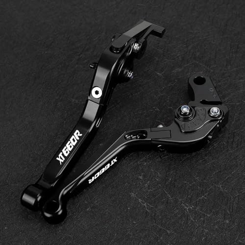 Kompatibel Motorrad Einstellbare Bremse Kupplung Hebel Lenker Griff Griffe Für XT 660 R XT 660 2004-2024 XT660 XT660R 2020 2021 2022 2023 2024(6) von PIOYERG