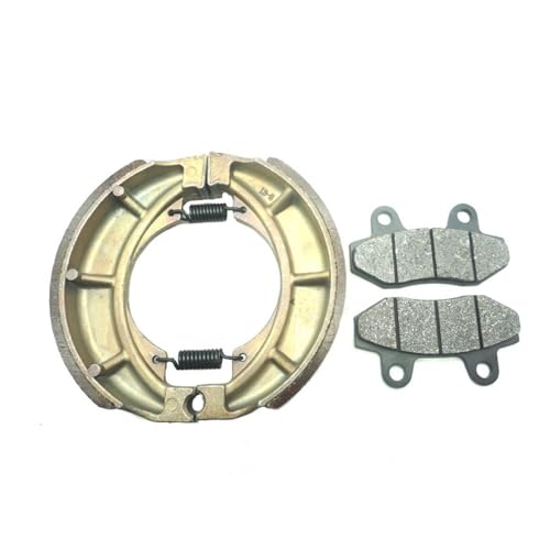 PIOYERG Für HYOSUNG XRX 125 Enduro 2004-2015 RX 125 2001-2016 RT125 Karion 2002-2006 Motorrad Semimetal Vordere Und Hintere Bremsbeläge Kompatible Teile(Vorderseite und Rückseite) von PIOYERG