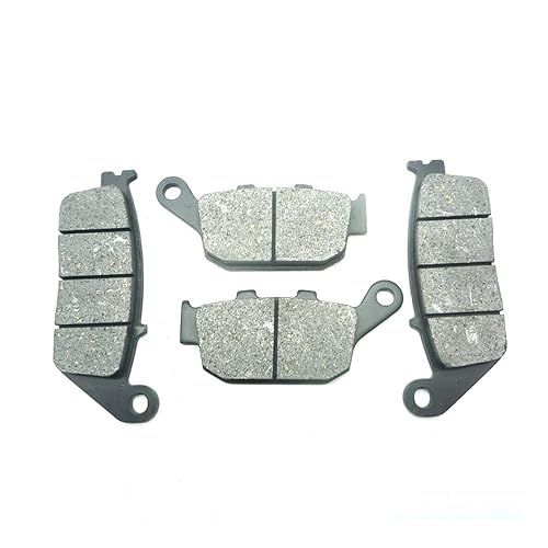 PIOYERG Für Hon&da CBF600N CBF600S 2004-2011 CB600F Hor&net 1998-2006 CB600 F F2 Hor&net S 2001-2004 Motorrad Halbmetall Vorne Und Hinten Bremsbeläge Kompatible Teile(Vorderseite und Rückseite) von PIOYERG