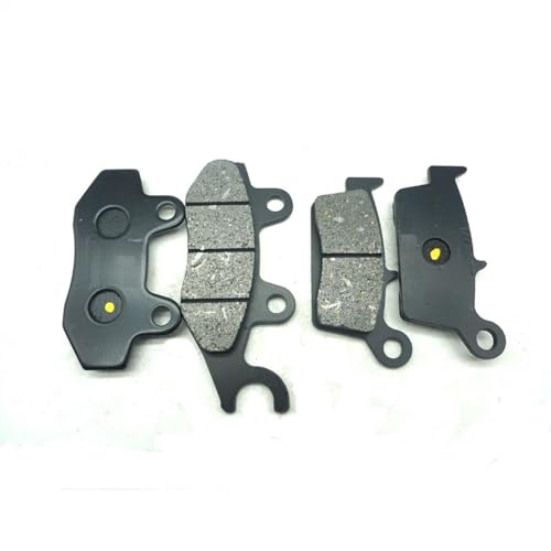 PIOYERG Für Hon&da XZ100 APE 100 Typ D 2009-2016 XZ100APE XZ 100 APE100 Motorrad Halbmetall Vorne Und Hinten Bremsbeläge Kompatible Teile(Vorderseite und Rückseite) von PIOYERG