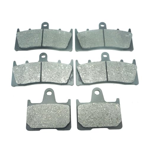 PIOYERG Für Suzuki GSX1400 2001–2007 GSX1400Z 2005–2007 GSX 1400 1400Z GSX-R1000 2001–2002 Motorrad-Halbmetall-Bremsbeläge Vorne Und Hinten Kompatible Teile(Vorderseite und Rückseite) von PIOYERG
