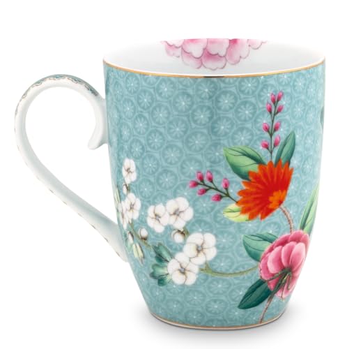 PIP STUDIO Blushing Birds Henkelbecher Blue 0,35 l von Pip Studio