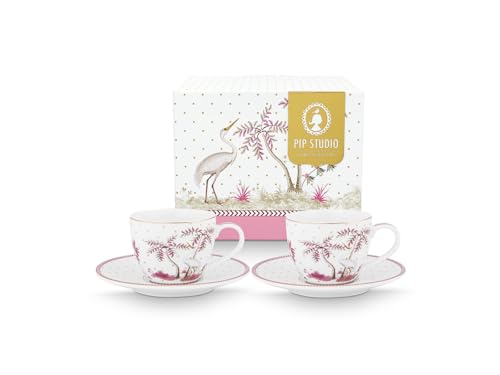 PIP STUDIO Jolie Dots Gold Pink Espressotasse mit Untertasse 120ml Set2 PIP STUDIO Jolie Dots Gold Pink Espressotasse mit Untertasse 120ml Set2 von PIP STUDIO