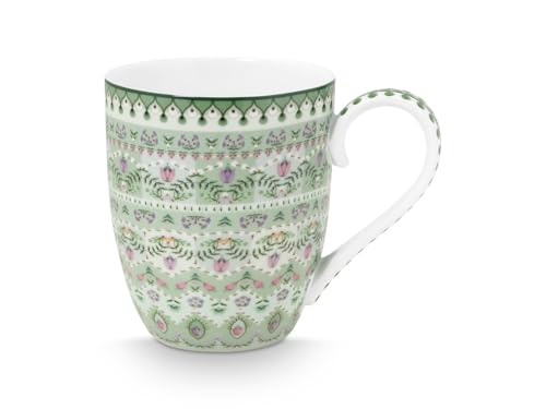 Pip Studio Lily&Lotus Moon Delight Light Green Becher XL 450ml von Pip Studio