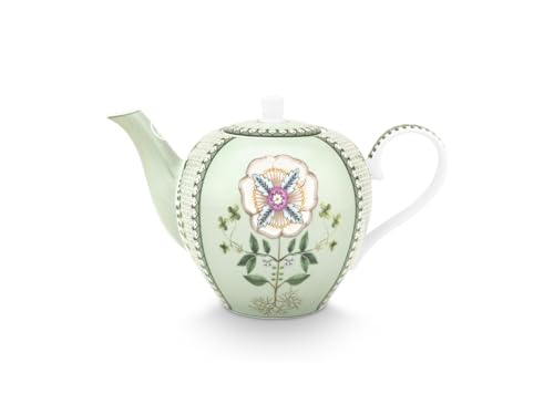 Pip Studio Lily&Lotus Tiles Light Green Teekanne 1,6l von Pip Studio