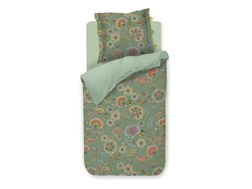 Pip Studio Matata Bettwäsche grün 135x200cm (1 Set) von Pip Studio