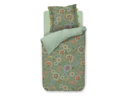 Pip Studio Matata Bettwäsche grün 155x220cm (1 Set) von Pip Studio