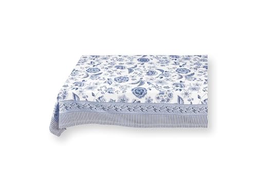 PIP STUDIO Royal Regal Flower Blue Tischdecke 160x310cm von Pip Studio