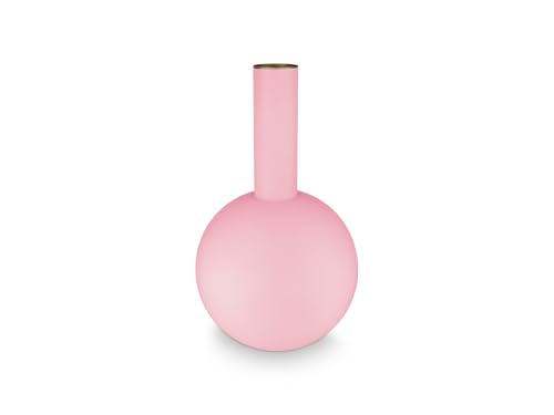 Pip Studio Vase Metal Large Matt Light Pink 24.5x42cm von Pip Studio