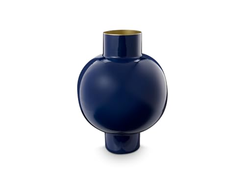 Pip Studio Vase Metall groß Royal Blue 31,5x42cm von Pip Studio