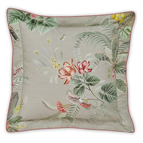 PIP Studio Kissen quadratisch Floris | Khaki - 45 x 45 von PiP Studio