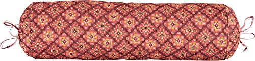 Pip Studio Nackenrolle Poppy Stitch | rot - 22 x 70 von Pip Studio