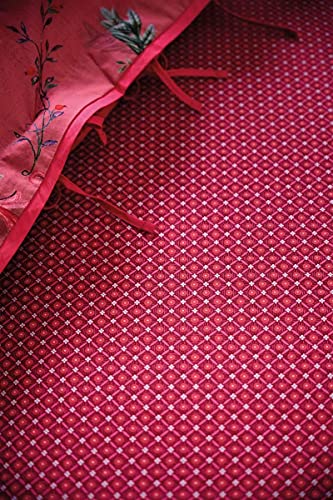 PIP Studio Spannbettlaken Startile Light Farbe Rot, Größe 100x200x25 von PiP Studio