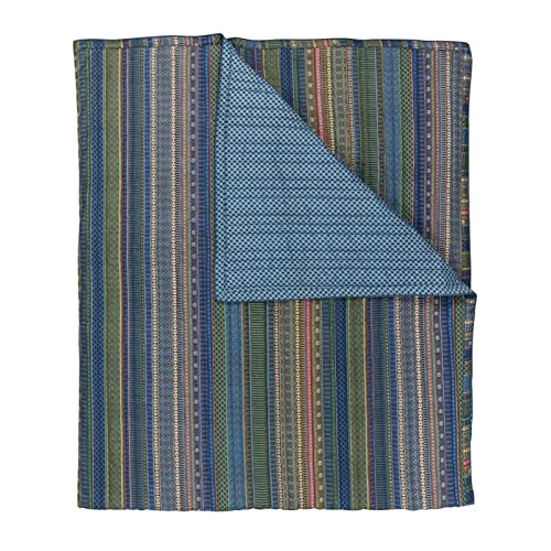 Pip Studio Wohndecke Ribbon Quilt blaugrün von Pip Studio