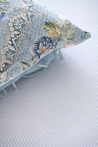 Pip Studio Spannbettlaken Thousand Leaves Blau 100x200 von Pip Studio