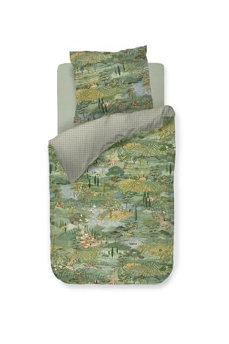 Pip Studio Toscana Bettwäsche-Garnitur Farbe Green Größe 135x200+80x80 Pip Studio Toscana Bettwäsche-Garnitur Farbe Green Größe 135x200+80x80 von Pip Studio