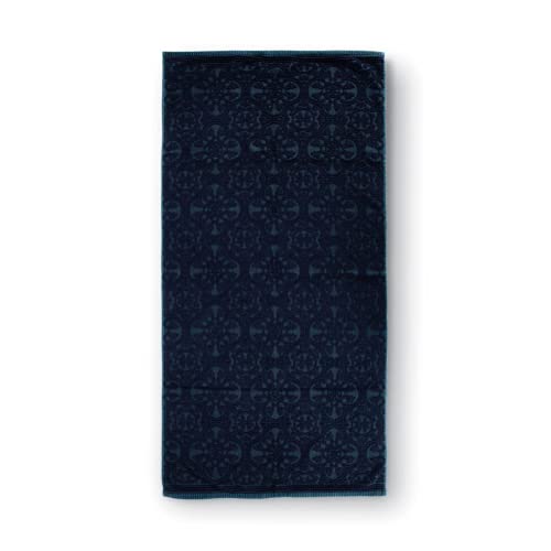 Pip Studio Duschtuch Tile de Pip | dunkelblau - 70 x 140 von PIP Studio