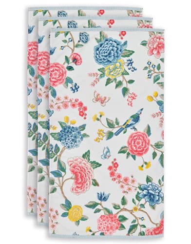 PIP Studio Good Evening Servietten, 55 x 100 cm, Weiß, 3 Stück von PIP Studio