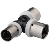 Aluverbund Pressfitting Selfio-Press T-Stück PPSU reduziert 20 x 2 - 20 x 2 - 16 x 2 TH + U Kontur DVGW von PIPETEC