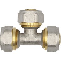 Pipetec - Klemmring Schraubfitting T-Stück 16x2 mm Mehrschichtverbundrohr von PIPETEC