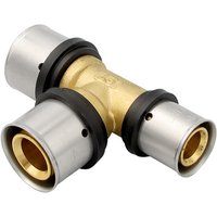 Pipetec - Pressfitting T-Stück 26x3 20x2 mm reduziert th Kontur von PIPETEC