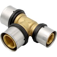 Pipetec - Pressfitting T-Stück 32x3 26x3 mm reduziert th Kontur von PIPETEC