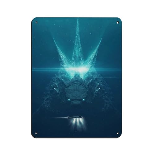 Godzilla Vs King Kong Filmposter 43 Retro Poster Metall Blechschild Chic Art Retro Eisen Malerei Bar Menschen Höhle Cafe Familie Garage Poster Wanddekoration 30 x 40 cm von PIPIZA