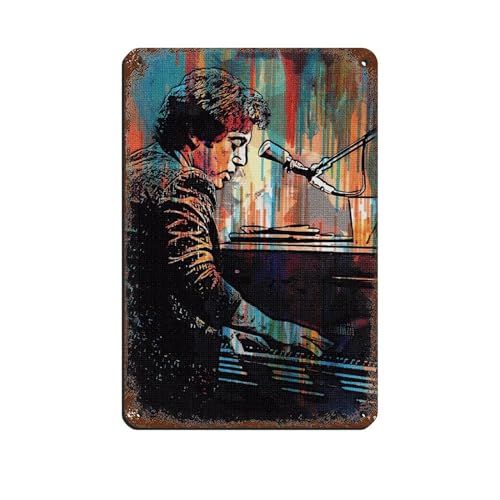 Pianist Billy Joel Poster Blechschild Vintage Metall Pub Club Cafe Bar Home Wandkunst Dekoration Poster Retro 20 x 30 cm Pianist Billy Joel Poster Blechschild Vintage Metall Pub Club Cafe Bar Home Wandkunst Dekoration Poster Retro 20 x 30 cm von PIPIZA