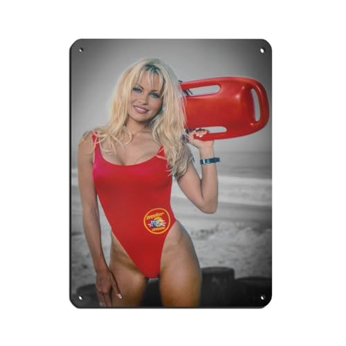 Schauspieler Pamela Anderson Poster (5) Blechschild Vintage Metall Pub Club Cafe Bar Home Wandkunst Dekoration Poster Retro 30 x 40 cm von PIPIZA