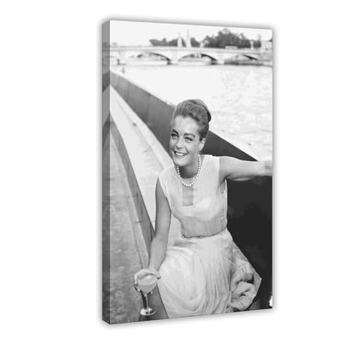 Schauspieler Romy Schneider Poster (19) Leinwand Poster Wandkunst Dekor Druck Bild Gemälde für Wohnzimmer Schlafzimmer Dekoration 30 x 45 cm von PIPIZA