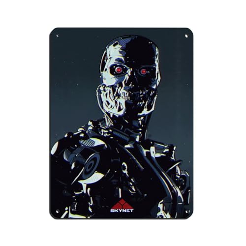 The Terminator Skynet Poster, klassisches Filmposter, Retro-Poster, Metall-Blechschild, schicke Kunst, Retro, Eisenmalerei, Bar, Menschen, Höhle, Café, Familie, Garage, Poster, Wanddekoration, 30 x 40 The Terminator Skynet Poster, klassisches Filmposter, Retro-Poster, Metall-Blechschild, schicke Kunst, Retro, Eisenmalerei, Bar, Menschen, Höhle, Café, Familie, Garage, Poster, Wanddekoration, 30 x 40 von PIPIZA