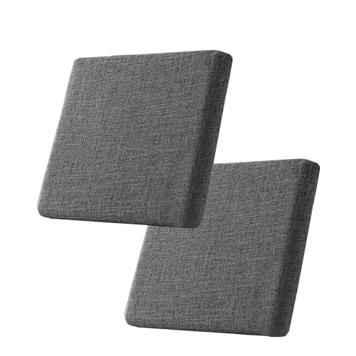 PIPOEI 2er/4er/6er Set Stuhlkissen für die Küche Leinen mit Bändern 4 cm Dickes Quadratisches Rutschfestes Stuhlpolster aus Memory-Schaum für Zimmer/Bürostuhl/Arbeitszimmer/Auto 03,2 Pcs - 45x45cm PIPOEI 2er/4er/6er Set Stuhlkissen für die Küche Leinen mit Bändern 4 cm Dickes Quadratisches Rutschfestes Stuhlpolster aus Memory-Schaum für Zimmer/Bürostuhl/Arbeitszimmer/Auto 03,2 Pcs - 45x45cm von PIPOEI