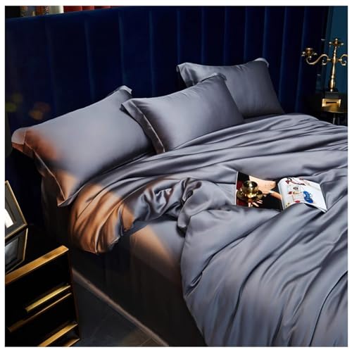 PIPOEI Maulbeerseiden-Bettlaken, doppelseitige Bettlaken, Seidenbettwäsche-Set, glatt, seidig glänzend, Sets für 2 Personen, weiche Bettwäsche 07,48 * 74cm x2 PIPOEI Maulbeerseiden-Bettlaken, doppelseitige Bettlaken, Seidenbettwäsche-Set, glatt, seidig glänzend, Sets für 2 Personen, weiche Bettwäsche 07,48 * 74cm x2 von PIPOEI