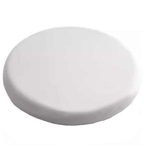 Runder Stuhl Sitz Hocker Kissen Pad Memory Foam Sitzkissen elastische Barhocker weiche Kissen mit versteckten Reißverschluss Design Arbeit von Home Essentials Light Gray,40cm von PIPOEI