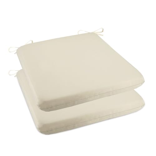 PIPOEI Sitzkissen Outdoor//Indoor, Sitzpolster Gartenstuhl Niedriglehner 2er Set, Stuhlkissen 50x47x4 cm, Wasserdichtes Kissen aus Hochdichtem Schaumstoff 03 PIPOEI Sitzkissen Outdoor//Indoor, Sitzpolster Gartenstuhl Niedriglehner 2er Set, Stuhlkissen 50x47x4 cm, Wasserdichtes Kissen aus Hochdichtem Schaumstoff 03 von PIPOEI