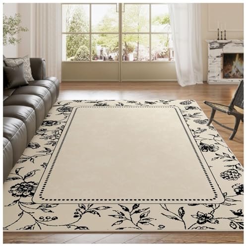 PIPOEI Teppich Wohnzimmer Moderner Soft Loop Teppiche Rutschfester Carpet Living Room Schlafzimmer Esszimmer Teppic Heimdekorative 01,140x200cm von PIPOEI