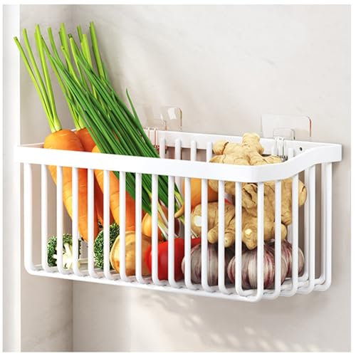 PIPOEI Wandhalterung Obstkorb, Obst und Gemüse Lagerung Korbhalter für Küche Wand montiert, Bauernhaus Lebensmittel Lagerung Küche Speisekammer Wäscherei Closet White PIPOEI Wandhalterung Obstkorb, Obst und Gemüse Lagerung Korbhalter für Küche Wand montiert, Bauernhaus Lebensmittel Lagerung Küche Speisekammer Wäscherei Closet White von PIPOEI