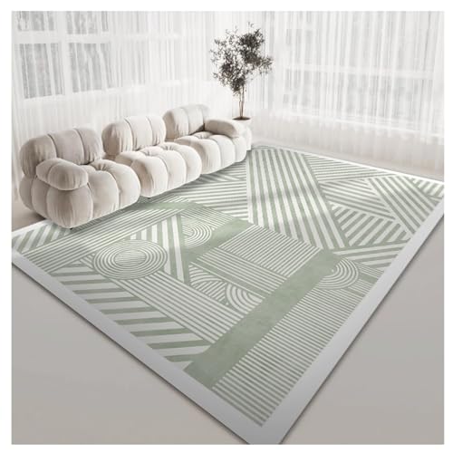 PIPOEI Wohnzimmerteppich Kurzflor 140x200 cm Rechteckig Maschinenwaschbar Rutschfester Zimmerteppich Bohemian Teppich Kinderzimmer Deko Teppich 01 von PIPOEI