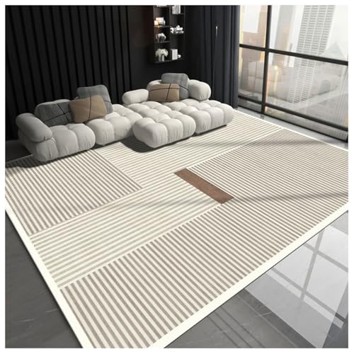 PIPOEI Wohnzimmerteppich Kurzflor 140x200 cm Rechteckig Maschinenwaschbar Rutschfester Zimmerteppich Bohemian Teppich Kinderzimmer Deko Teppich 08 von PIPOEI