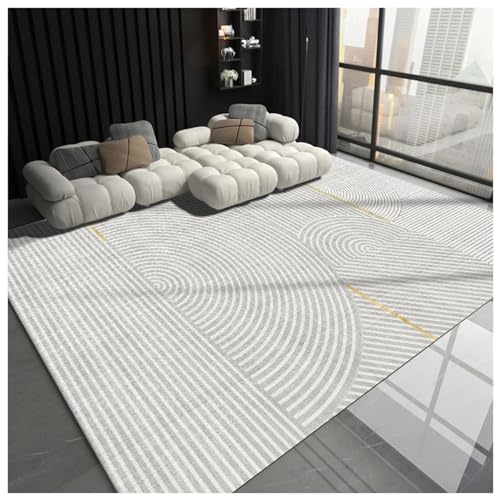PIPOEI Wohnzimmerteppich Kurzflor 140x200 cm Rechteckig Maschinenwaschbar Rutschfester Zimmerteppich Bohemian Teppich Kinderzimmer Deko Teppich 10 von PIPOEI