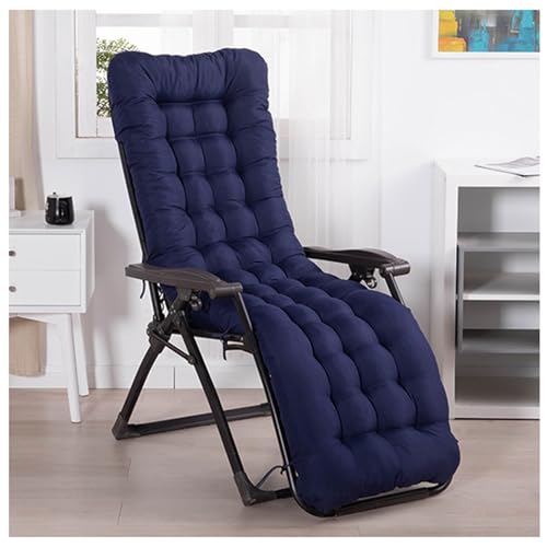 Smgbway Liegenauflage 170 x 53 x 8 cm rutschfeste Gartenliege Relaxer Chair Cushion mit Bändern Pad für Garten Patio Beach High Back Chair Relaxer 02 von PIPOEI