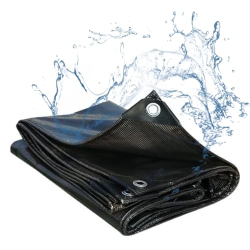 PIPRE 1.6m x 2.3m Abdeckplane Wasserdicht - 220g/m², Schutzplane Bootsplane Holzplane Plane mit Ösen für Poll Gartenmöbel Trampolin Auto wasserdicht reißfest wasserfest von PIPRE