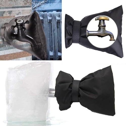 2 Stück Outdoor-Wasserhahn-Abdeckungsschutz, Außenwasserhahn Frostsicher,Wasserhahnabdeckungen, sonnenbeständig staubdicht wasserdichte wiederverwendbare(20x15cm) von PIQIUQIU