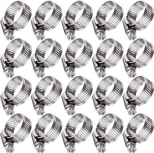 20 Stück 304 Edelstahl Verstellbare Schlauchklemme 6-12mm, Bandbreite 8 mm, Robust rostbeständig Rohrschellen für Sicherung Familie Wasser Rohr, Kraftstoffleitung, Automobil-Tubing 20 Stück 304 Edelstahl Verstellbare Schlauchklemme 6-12mm, Bandbreite 8 mm, Robust rostbeständig Rohrschellen für Sicherung Familie Wasser Rohr, Kraftstoffleitung, Automobil-Tubing von PIQIUQIU