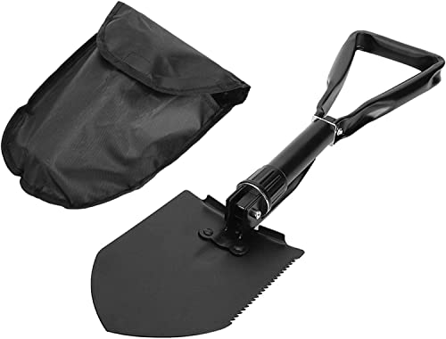 Große 47cm Multifunktions-Klappschaufel, Klappschaufel mit Aufbewahrungstasche, Campingschaufel zum Schaufeln/Graben/Schneiden/Hobeln/Sägen von Holz,Klappschaufel Große 47cm Multifunktions-Klappschaufel, Klappschaufel mit Aufbewahrungstasche, Campingschaufel zum Schaufeln/Graben/Schneiden/Hobeln/Sägen von Holz,Klappschaufel von PIQIUQIU