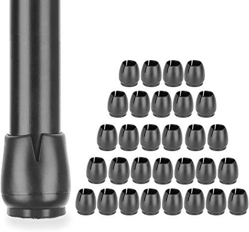 Gummi Stuhl Kappen 32 Stück Füße Pads Schwarz Stuhlbeinschutz Stuhlbeinkappen fuß Protektoren für 12-16MM Runde Beine von PIQIUQIU