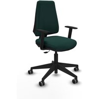 Elche CP similpiel verde botella brazos 1D base piramidal ruedas engomadas 65mm von PIQUERAS Y CRESPO