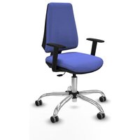Piqueras Y Crespo - Elche cp bali azul claro brazos 1D base cromada ruedas engomadas 65mm von PIQUERAS Y CRESPO
